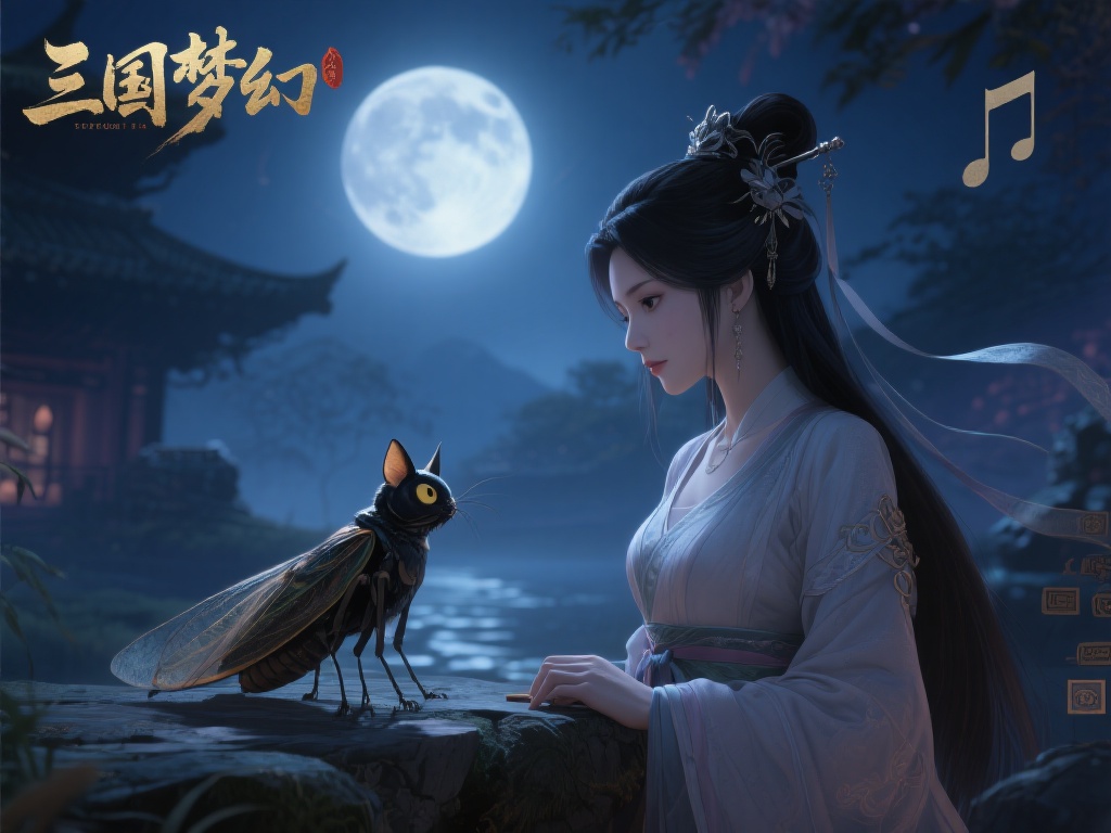 夜遇貂蝉,PG电子游戏打造三国梦幻邂逅 (夜遇貂蝉,PG电子游戏开启三国梦幻浪漫邂逅之旅) 在游戏的一个特别场景中,玩家有机会在月色下与貓蝉相